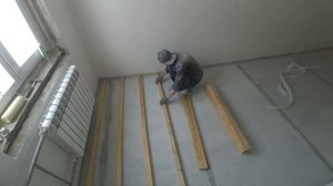 Устройство пола из фанеры по лагам со звукоизоляцией