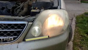 Полировка фар Toyota Corolla 120