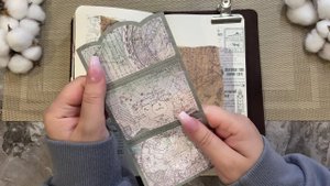 Haul + Vintage Journaling | ASMR for sleep  |  No talking | Relaxation 38