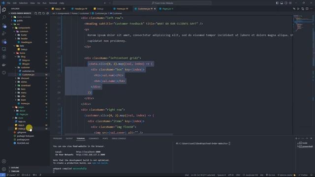 Building Food Website React E-Commerce App Design Tutorial with Redux and Stripe Payment Integratio