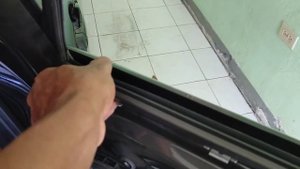 BMW F30 rear door glass replacement.