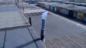 Флюгер дефлектор на вентиляцию ( своими руками из пластика ). Wind directional cap homemade.