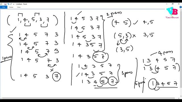Sorting - Bubble Sort in telugu | DSA in Telugu | Vamsi Bhavani смотреть онлайн