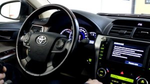 Безключевой автозапуск Toyota Camry 2013, защита от угона.
