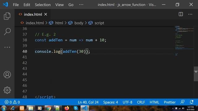 Advance JavaScript Arrow Function - Web Development Tutorial