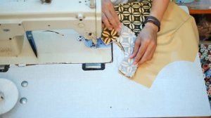 CARA CEPAT MENJAHIT DRESS A LINE MODEL 02 KATUN KOMBINASI BATIK