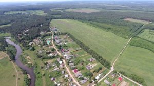 Полет над рекой Тьмой и деревней Новинки ч.1