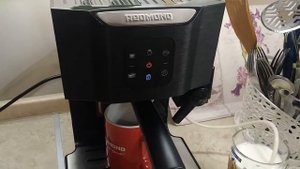 Видеообзор на любимую кофемашину Redmond RCM-1512
