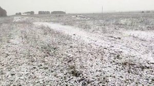 ПЕРВЫЙ СНЕГ В ОКТЯБРЕ????!!!