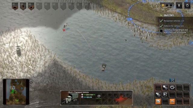 Sudden Strike 4 - Finland: Winter Storm Gameplay / Battle of Salla смотреть онлайн