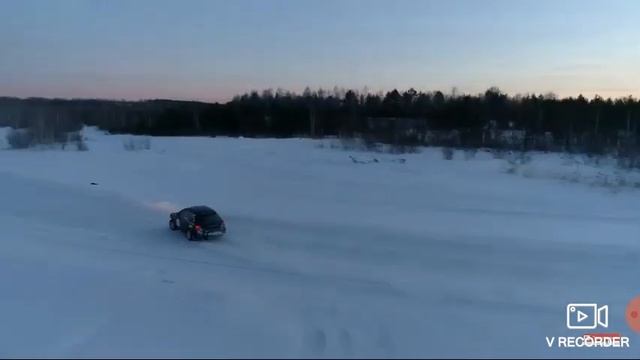 Томск. Синхронная гонка . Субару Импреза 4вд смотреть онлайн