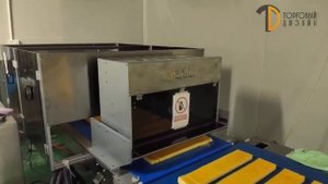 Поточная ультразвуковая машина для поперечной и продольной нарезки изделий