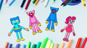 Бумажные куклы семья Хагги Вагги