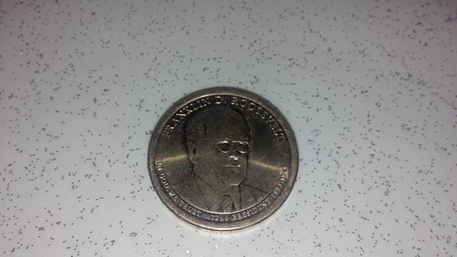 Монета 1 доллар США 2014 года "Франклин Рузвельт " !!! смотреть онлайн