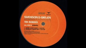 Svenson & Gielen : " Beachbreeze / Green Court Remix Edit / 2003