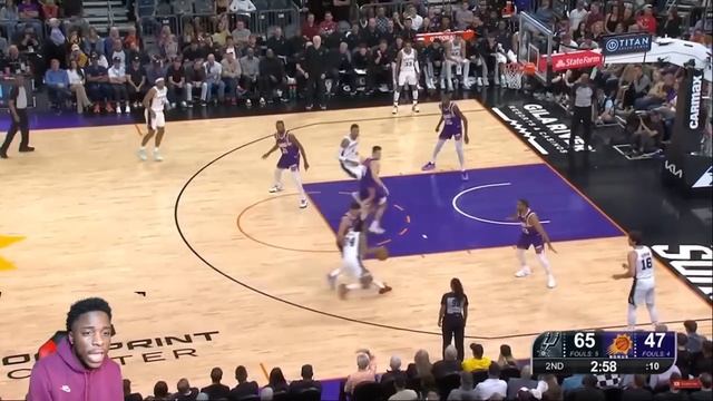 REACTING TO San Antonio Spurs vs Phoenix Suns Full Game Highlights! смотреть онлайн