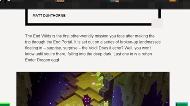 FIRST LEVEL OF ECHOING VOID The End DLC REVEALED AND MORE - Minecraft Dungeons
