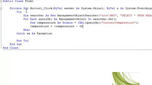Visual Basic.NET - CPU Temperature Meter смотреть онлайн