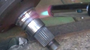 Снятие внутренней обоймы подшипника