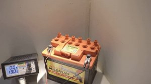 Диагностика аккумулятора автомобиля после зарядного устройства Бережок V1.