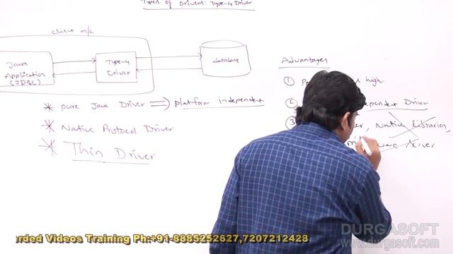 Adv JAVA | JDBC Session - 18 || Types of Drivers : Type - 4 by Durga sir смотреть онлайн