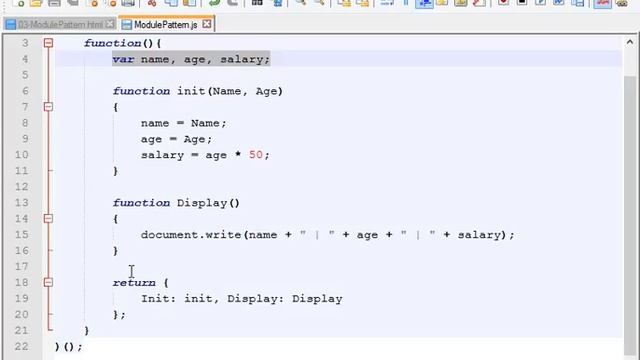 #14 Modular Pattern in JavaScript language || JavaScript and J Query In Tamil
