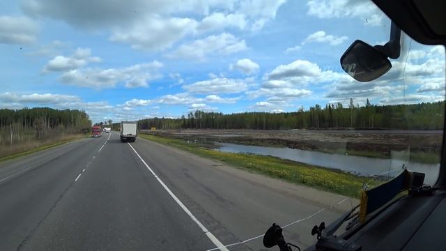 Дальнобой по трассе М7. Проехал ЦКАД, Владимир, Вязники, Гороховец, Нижний Новгород. смотреть онлайн