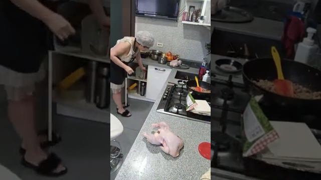 Рог изобилия.Рулет из курицы.Курица с Адыгейским сыром. Меренга смотреть онлайн