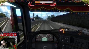 Euro TRUCK Simulator 2 +(Christmas Grand Giving Event 2019)+руль Logitech G-27 #100 (18.12.2019)