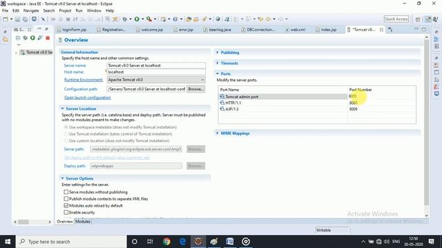 Launching Tomcat v9.0 Server at localhost ‘ has encountered a problem смотреть онлайн