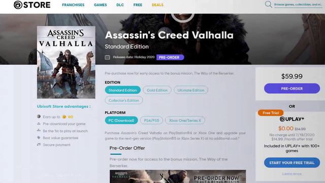 Where to Buy the Cheapest Assassin's Creed Valhalla? Best Edition? Edition Bonus Price Guide? смотреть онлайн