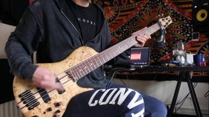Meshuggah - Aztec Two-Step (Sandrew Mith // Bass Cover) Ibanez SRSC805