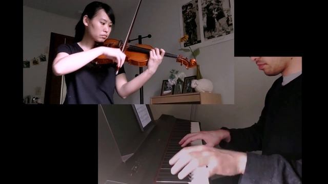 Chopin - Nocturne Op. 48 No. 1 in C minor arranged for violin  piano excerpt