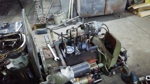 Ремонт минитрактора амжк-8  перевод двигателя на АИ92.  Усиление коробки