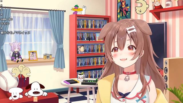 【RUS SUB】Короне пародирует Гуру! 【Hololive JP / Inugami Korone】
