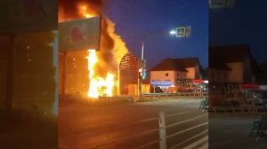?Горит строительный рынок на Волоколамском шоссе