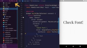 Flutter: How To Add Custom Fonts (TTF) & Google Fonts?