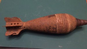 Советская 82мм минометная мина (Soviet 82mm mortar)