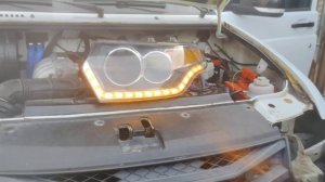 дхо с поворотником на УАЗ патриот