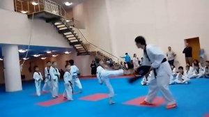 Аттестация на синий пояс! Клуб тхэквондо "Мустафа Астана", 28 мая 2017 год.