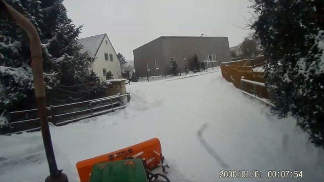 SNOW-Plowing with Kubota B7100❄️??