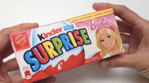 3 Супер Киндер Сюрприз Яйца Барби Игрушки 3 Kinder Surprise Eggs Barbie Toys