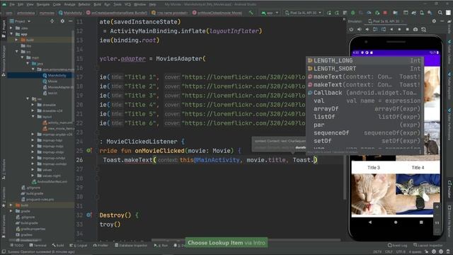 Curso ANDROID desde cero - Evento de click en el Adapter #21 смотреть онлайн