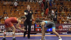 Екатерина Чиканова завоевала бронзу Первенства Европы по женской борьбе