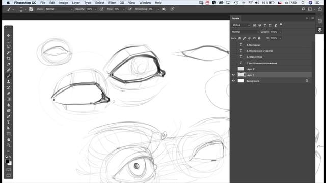 Как рисовать глаза – Гайд по CG смотреть онлайн