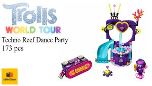 LEGO Trolls 41250, Techno Reef Dance Party, Быстрая сборка, collect LEGO