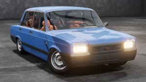 Ваз 2107М (Classic 2): Необычный краш-тест с манекенами в BeamNG.drive #beamngdrive #краштесты