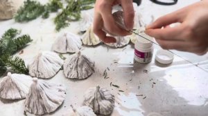 Новогодняя флористика с нобилисом | Как делать вставки в композиции