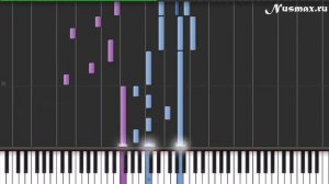 Alessandro Safino - Luna (т/c Клон) Piano Tutorial  (Synthesia + Sheets + MIDI)