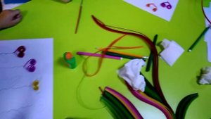 Квиллинг для начинающих /Цветы/ Барашек/ Мастер-класс